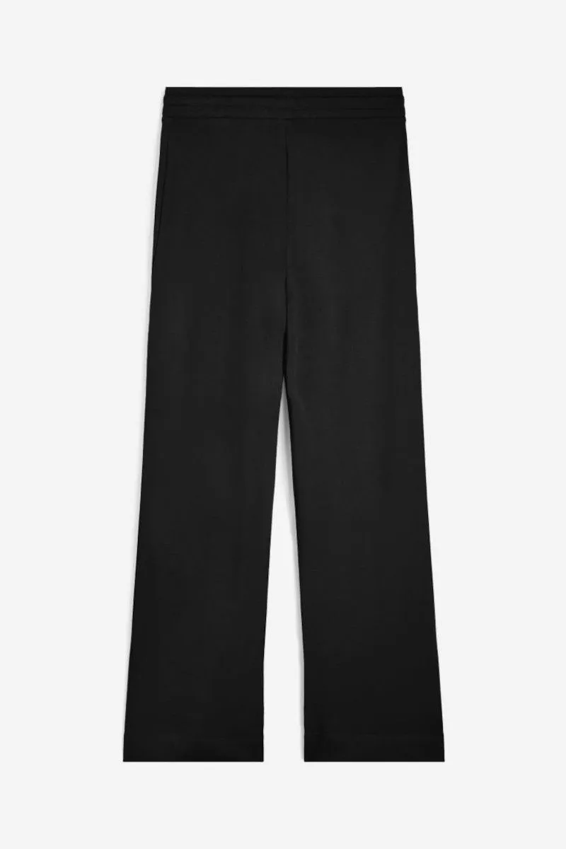 Pantaloni ampi in french terry donna Nero