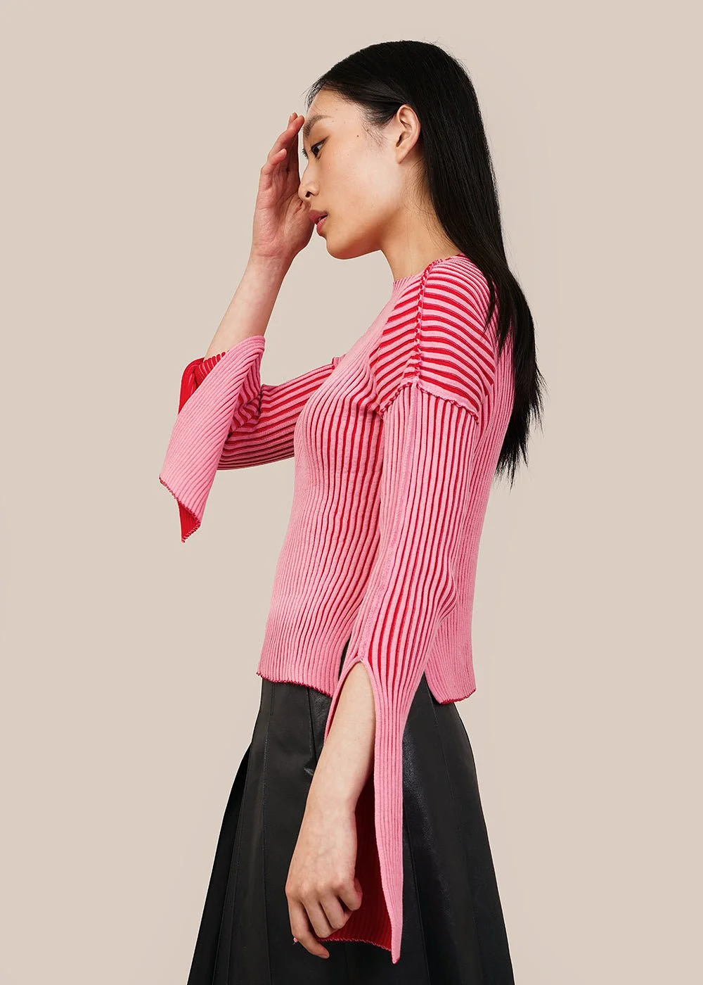 Pink/Red Bicolour Reversible Shirt