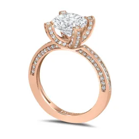 Princess Diamond Crescent Sequel Engagement Ring