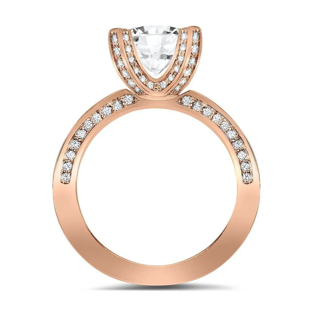 Princess Diamond Crescent Sequel Engagement Ring