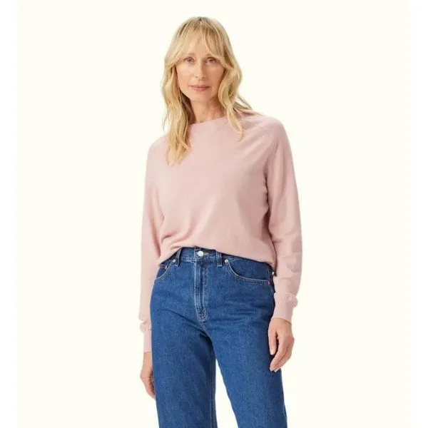 R. M. Williams Womens Tanya Sweater in Rose Smoke