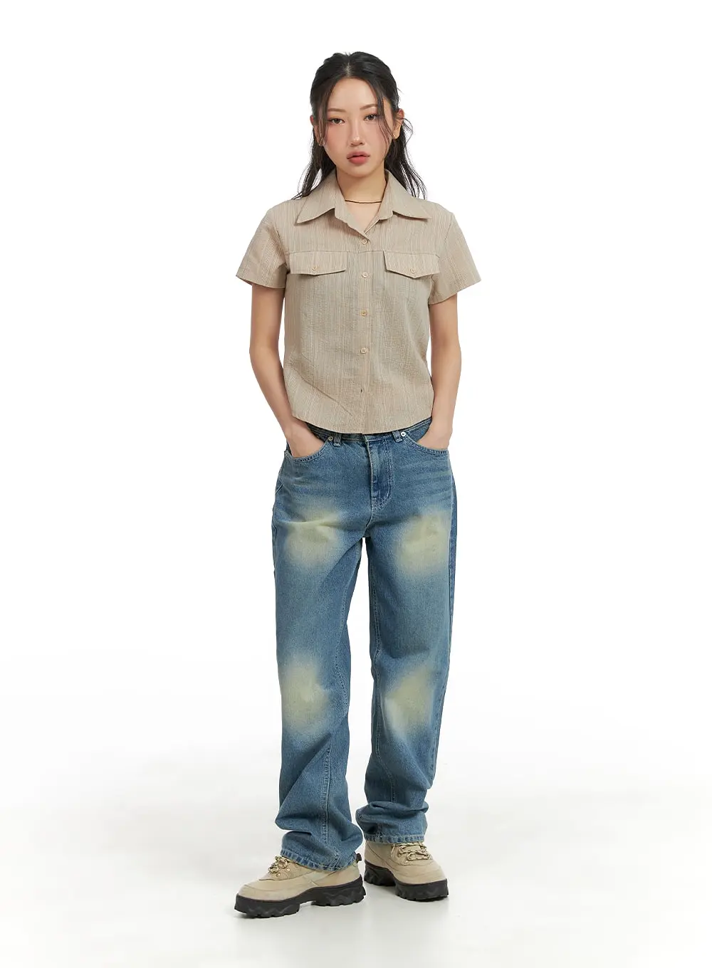 Recycled Washed Jeans (Unisex) CM425