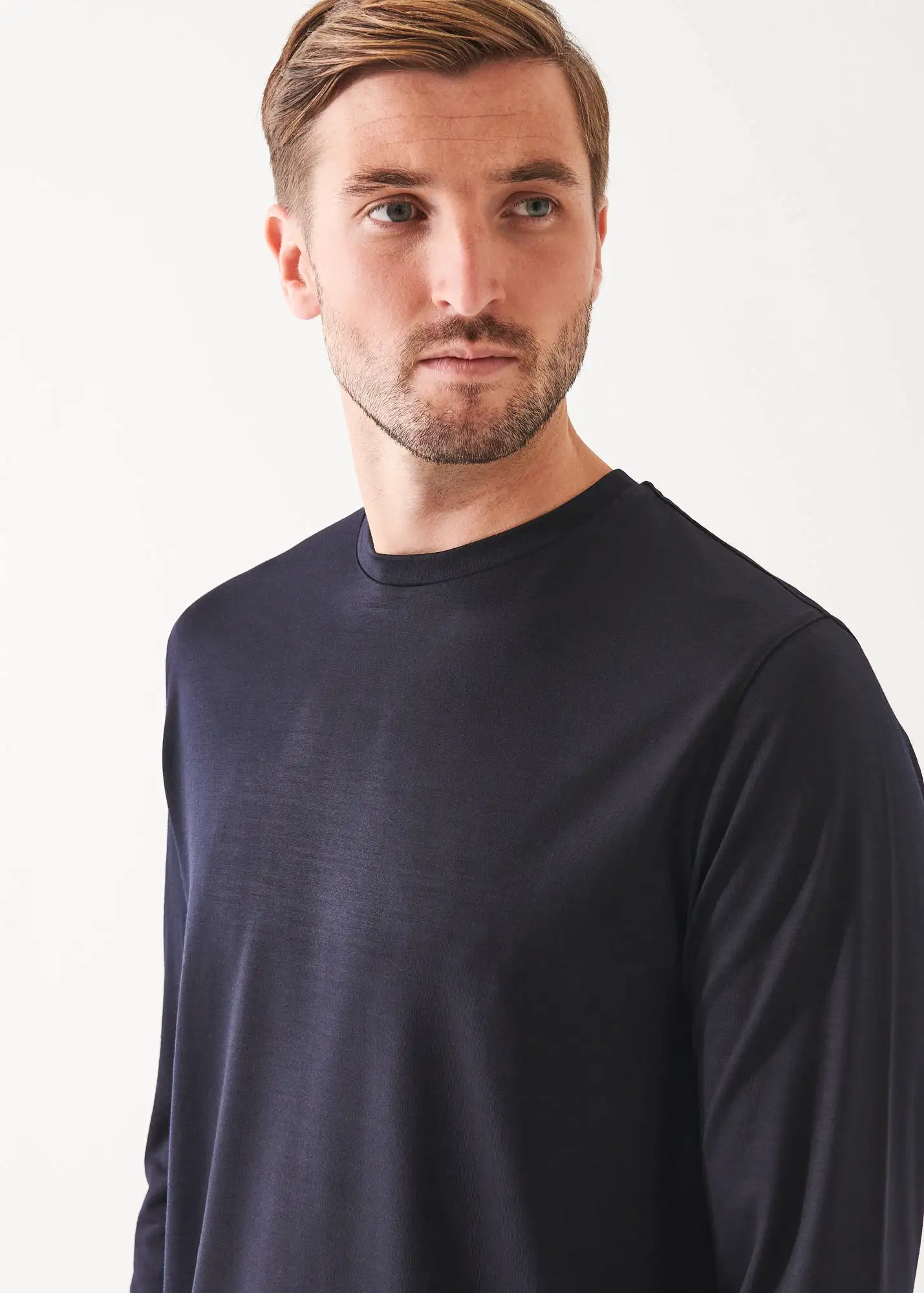 REDA ACTIVE WOOL LONG-SLEEVE KNIT T-SHIRT