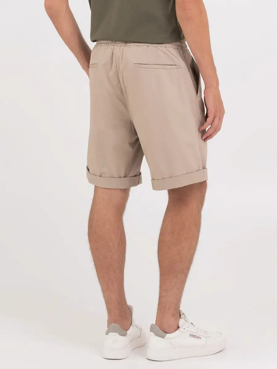 Replay PE24 Bermuda Chino in Twill con Coulisse Stone Man