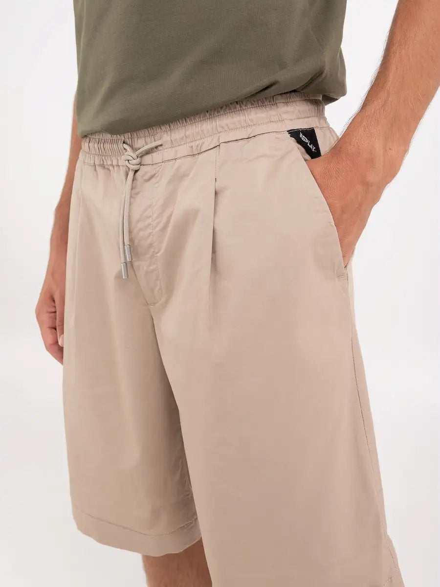 Replay PE24 Bermuda Chino in Twill con Coulisse Stone Man