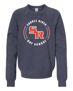 Saddle River Day School BELLA + CANVAS Youth Sponge Fleece Crewneck Sweatshirt