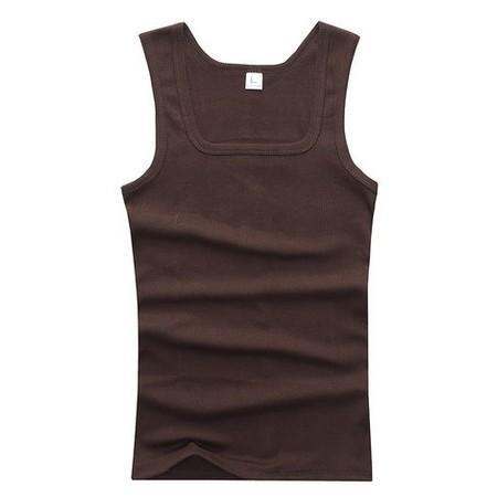 Square collar Korean version slim vest