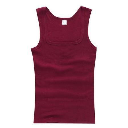 Square collar Korean version slim vest