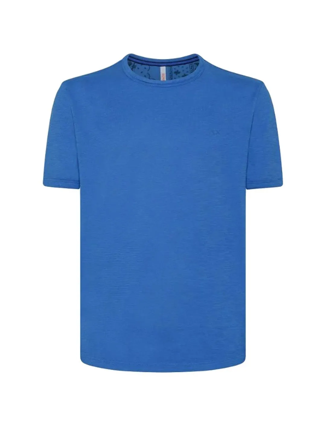 T-shirt Sun68 uomo Round Bottom T33115 blu PE23