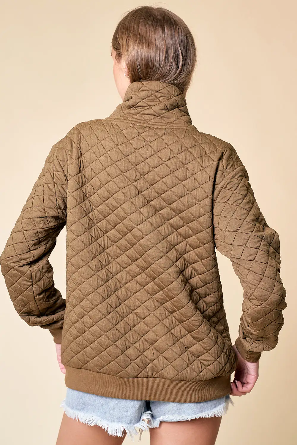 Take Your Best Shot Quilted Pullover