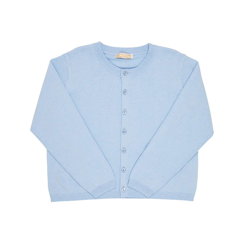 The Beaufort Bonnet Company - Buckhead Blue Cambridge Cardigan - Pearlized Buttons