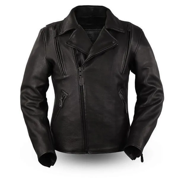 The Night Rider Leather Motorcycle Jacket