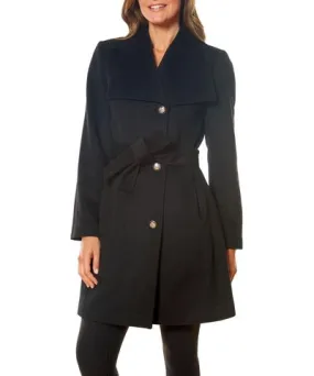 Vince Camuto Womens Lightweight Cold Weather Wool Coat