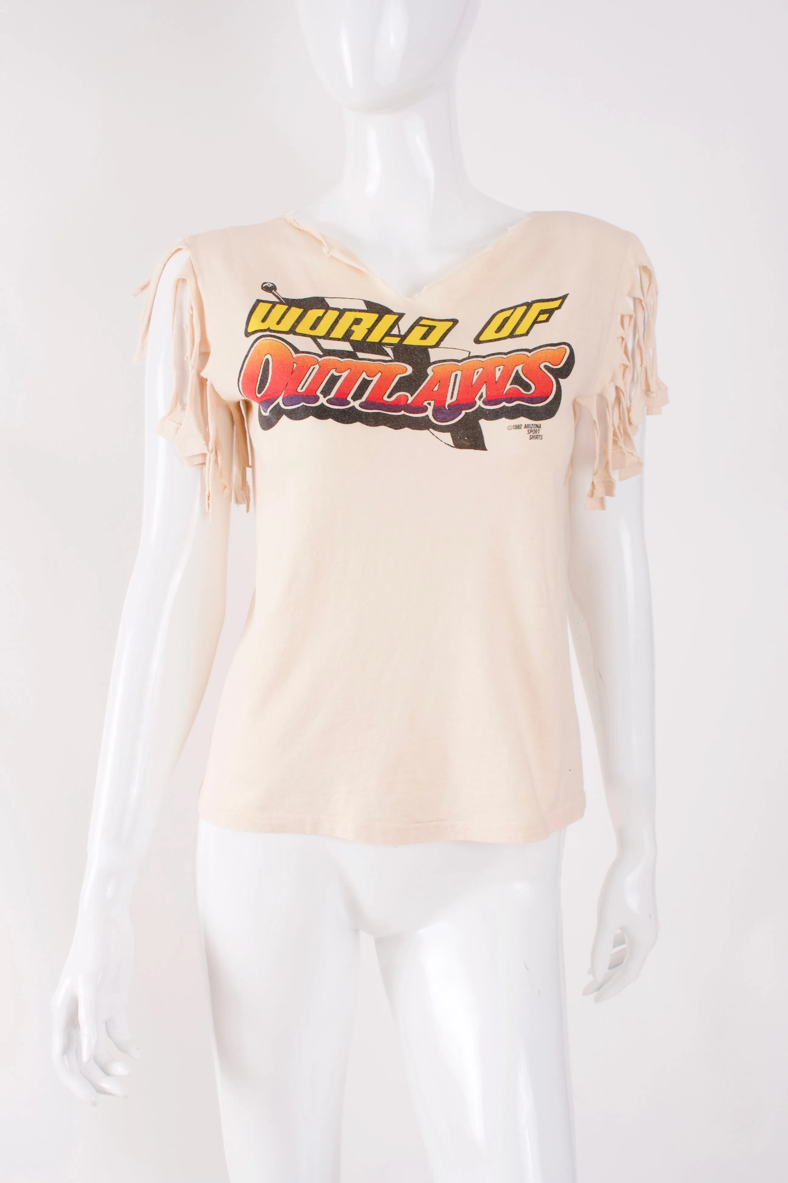 Vintage 1982 World Of Outlaws Racing T-Shirt