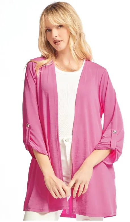 Won't Tell Cardigan - Magenta