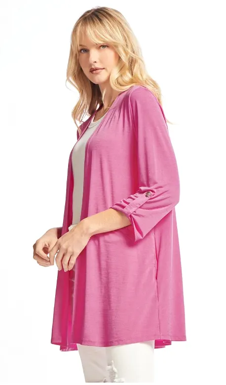 Won't Tell Cardigan - Magenta