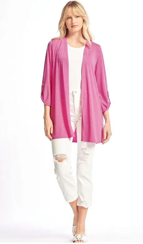 Won't Tell Cardigan - Magenta