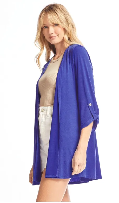 Won't Tell Cardigan - Royal Blue