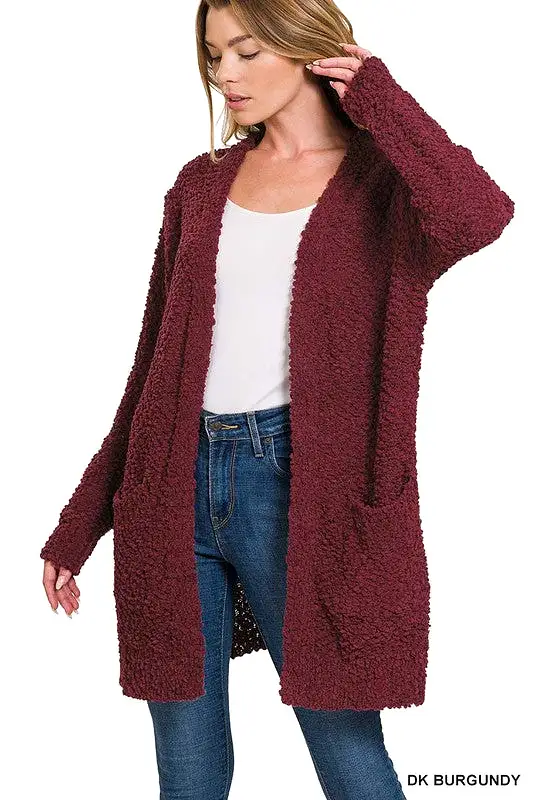 Zenana Popcorn Cardigan